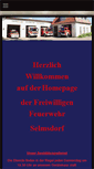 Mobile Screenshot of feuerwehr-selmsdorf.de