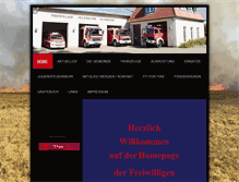Tablet Screenshot of feuerwehr-selmsdorf.de
